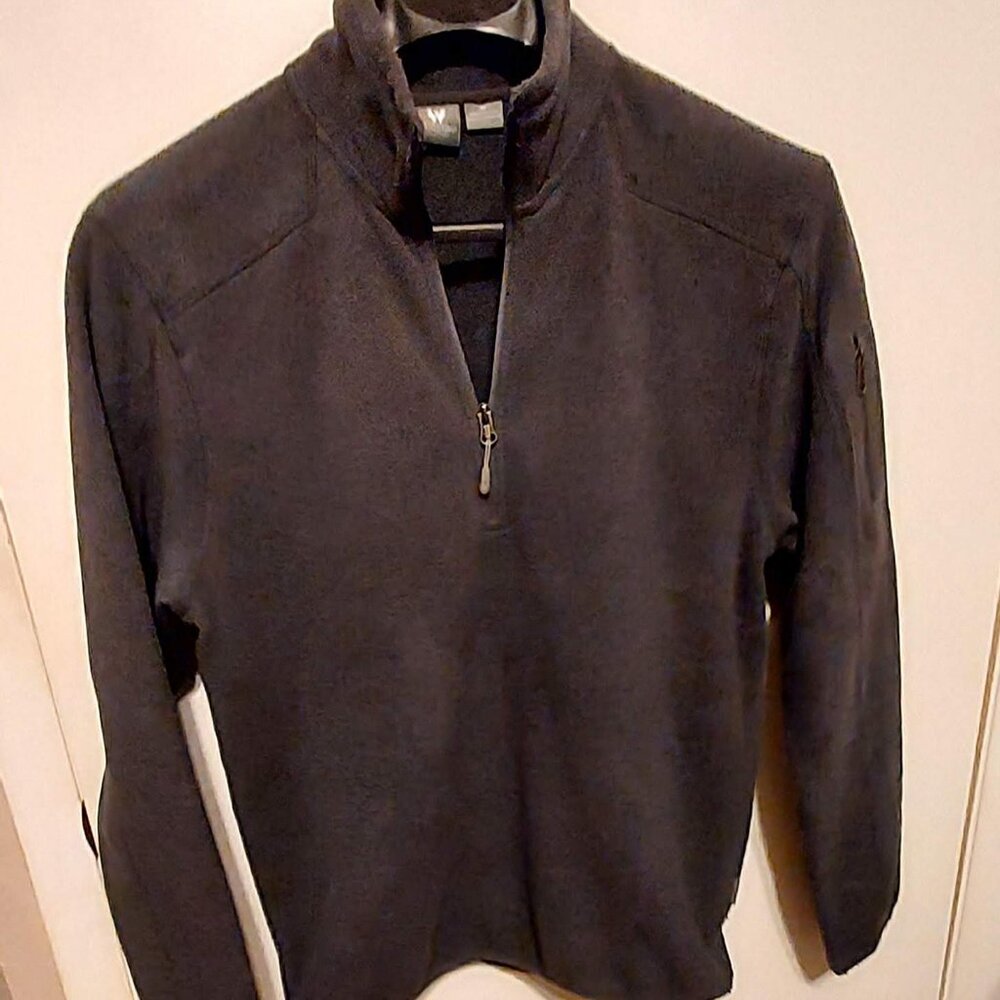 White Sierra Mens Pull over Long Sleeve  Jersey Sz M Gray Casual